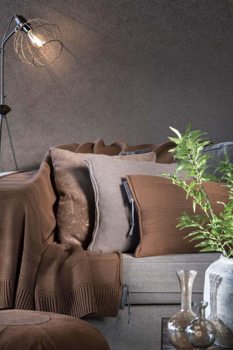 Knit Factory James Kussen Taupe - 50x50