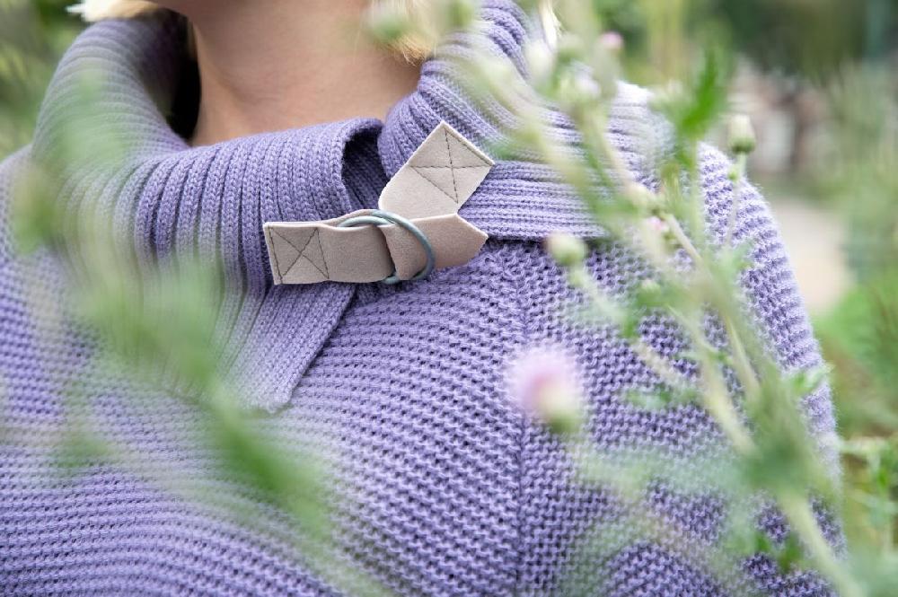 Knit Factory Jamie Gebreide Jurk Violet - 36/38