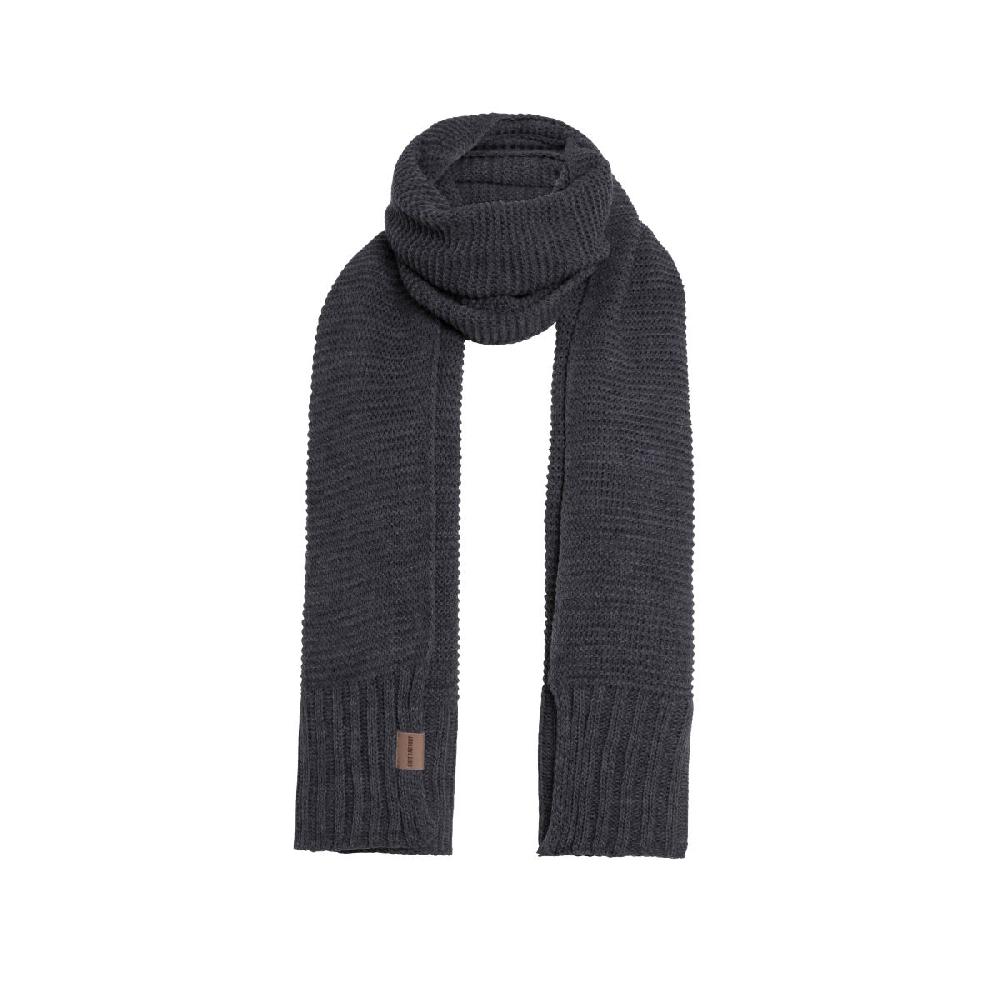 knit factory Jamie Sjaal Antraciet