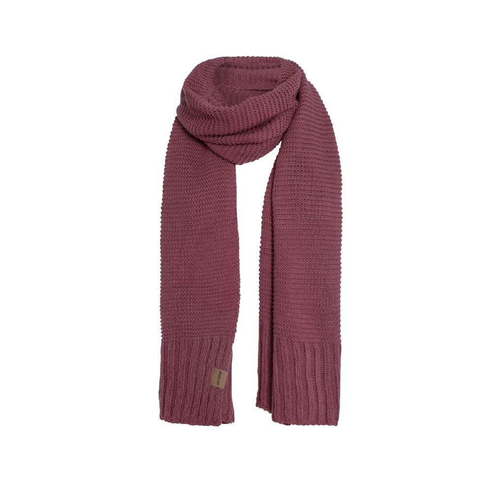 knit factory Jamie Sjaal Stone Red