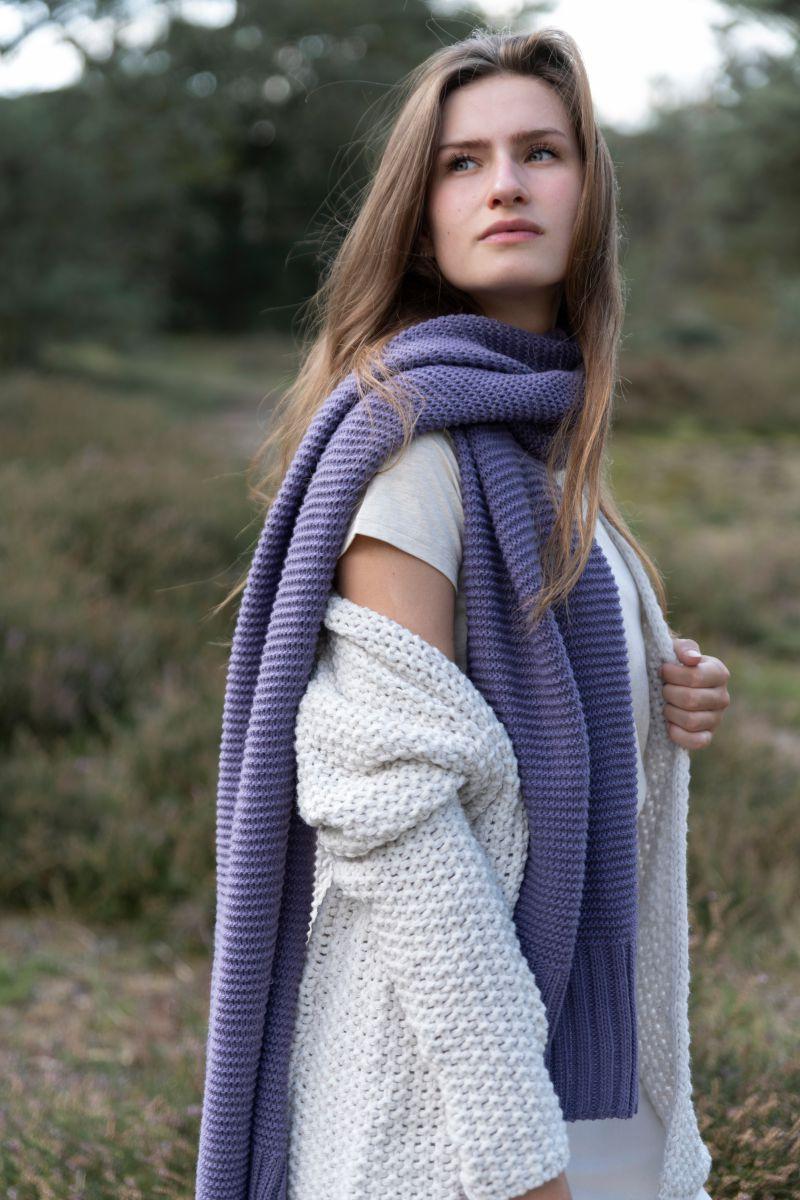 Knit Factory Jamie Sjaal Violet