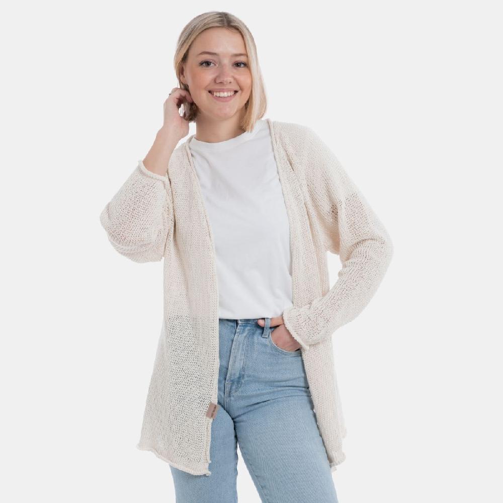 Knit Factory Jasmin Kort Gebreid Vest Beige - 36/38