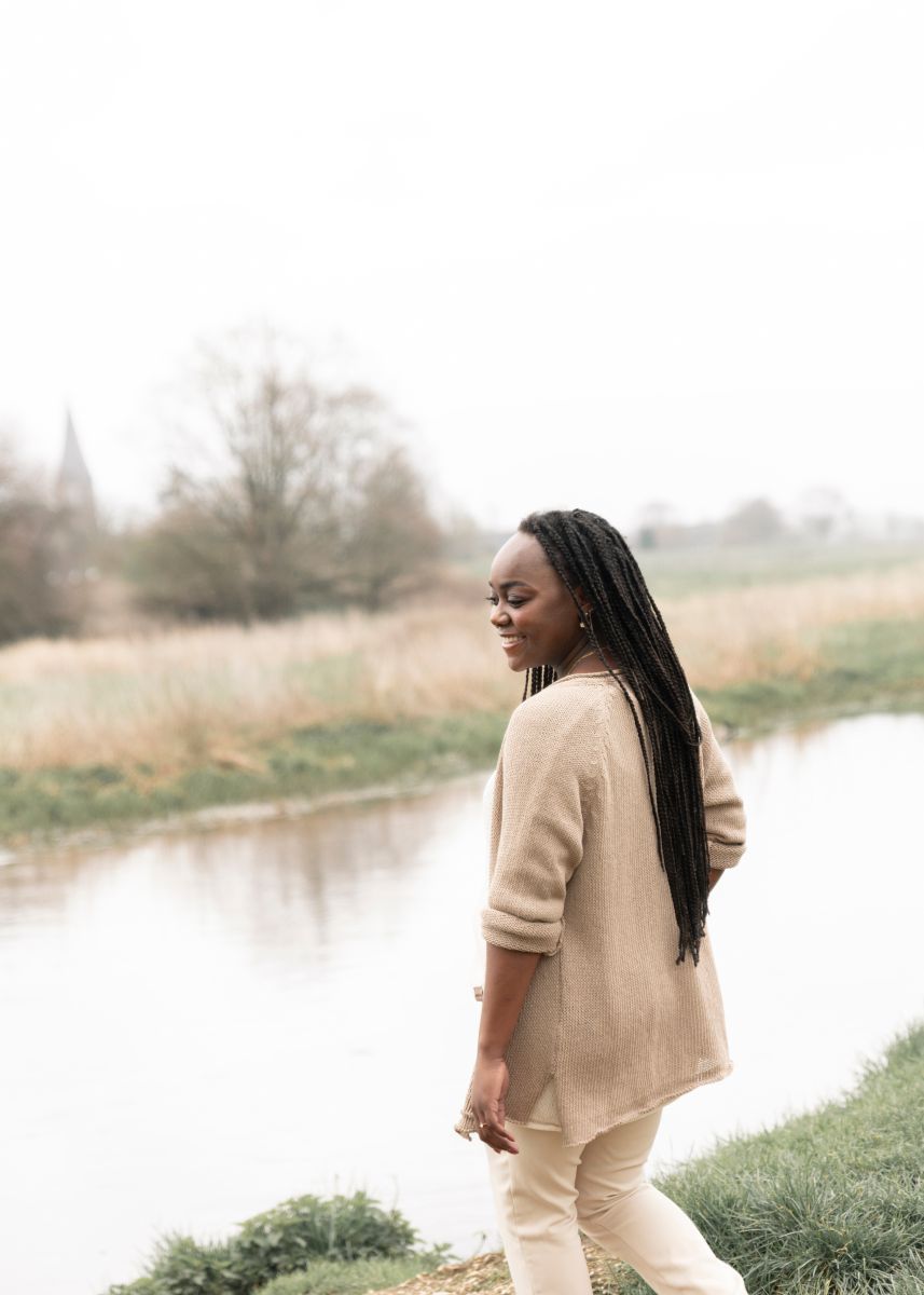 Knit Factory Jasmin Kort Gebreid Vest Linnen - 40/42