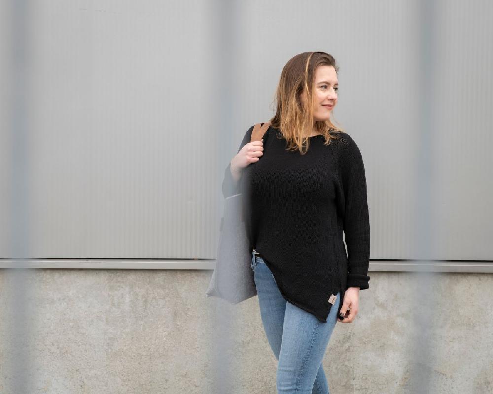 Knit Factory Jasmin Trui Zwart - 36/38
