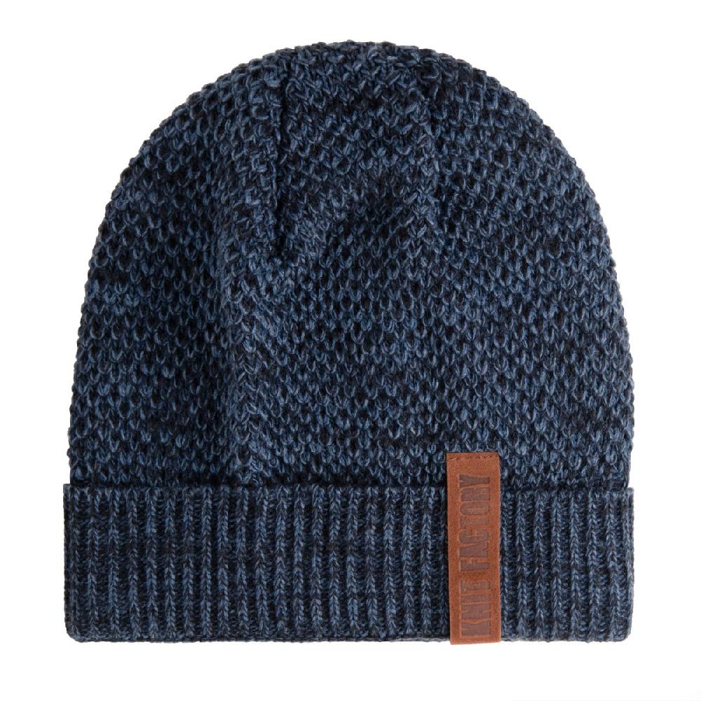 knit factory Jazz Beanie Jeans/Navy