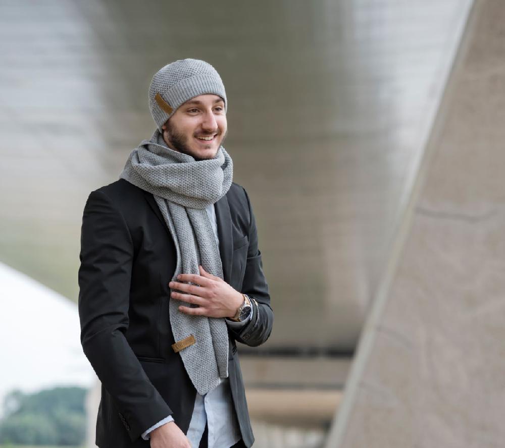 Knit Factory Jazz Beanie Stone Red