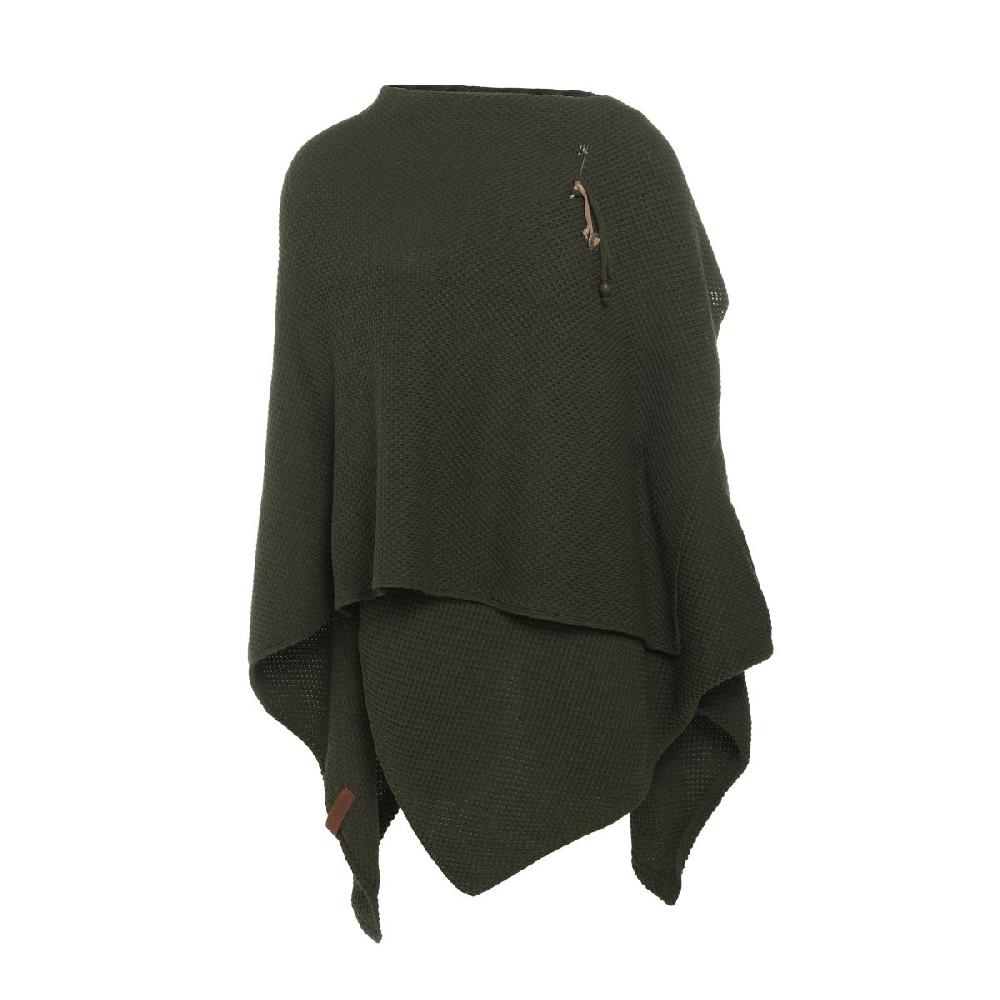 Knit Factory Jazz Omslagvest Khaki