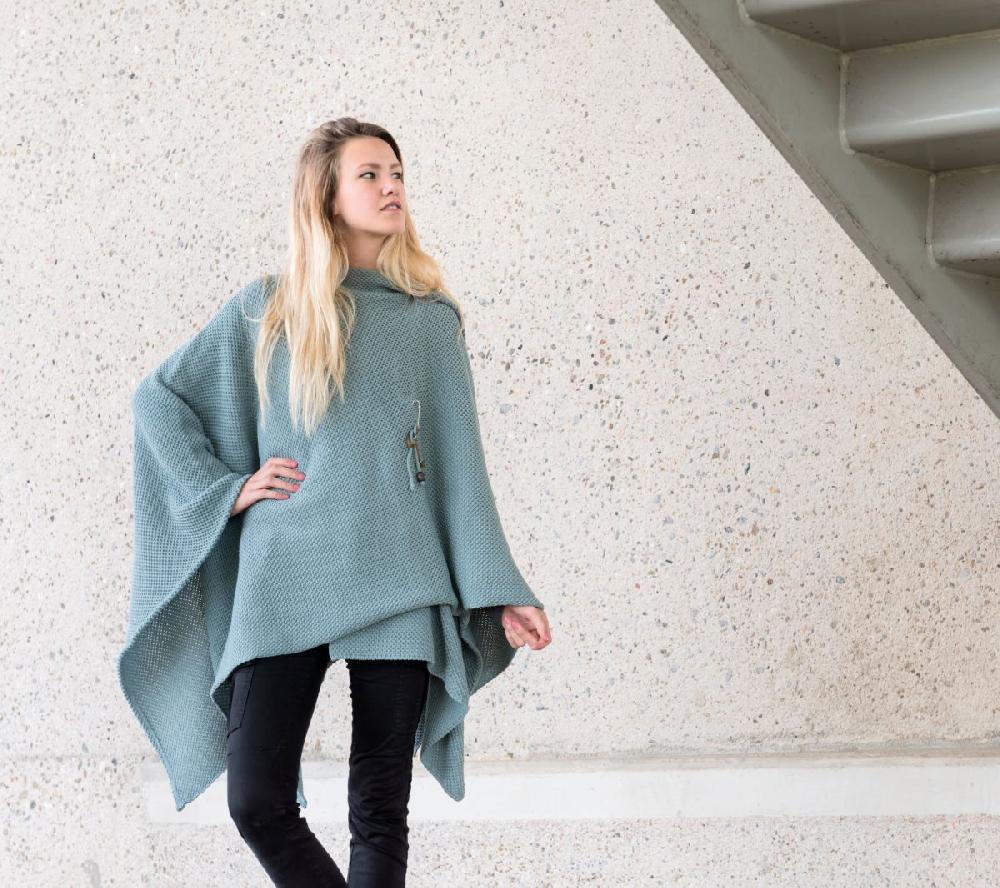 Knit Factory Jazz Omslagvest Khaki