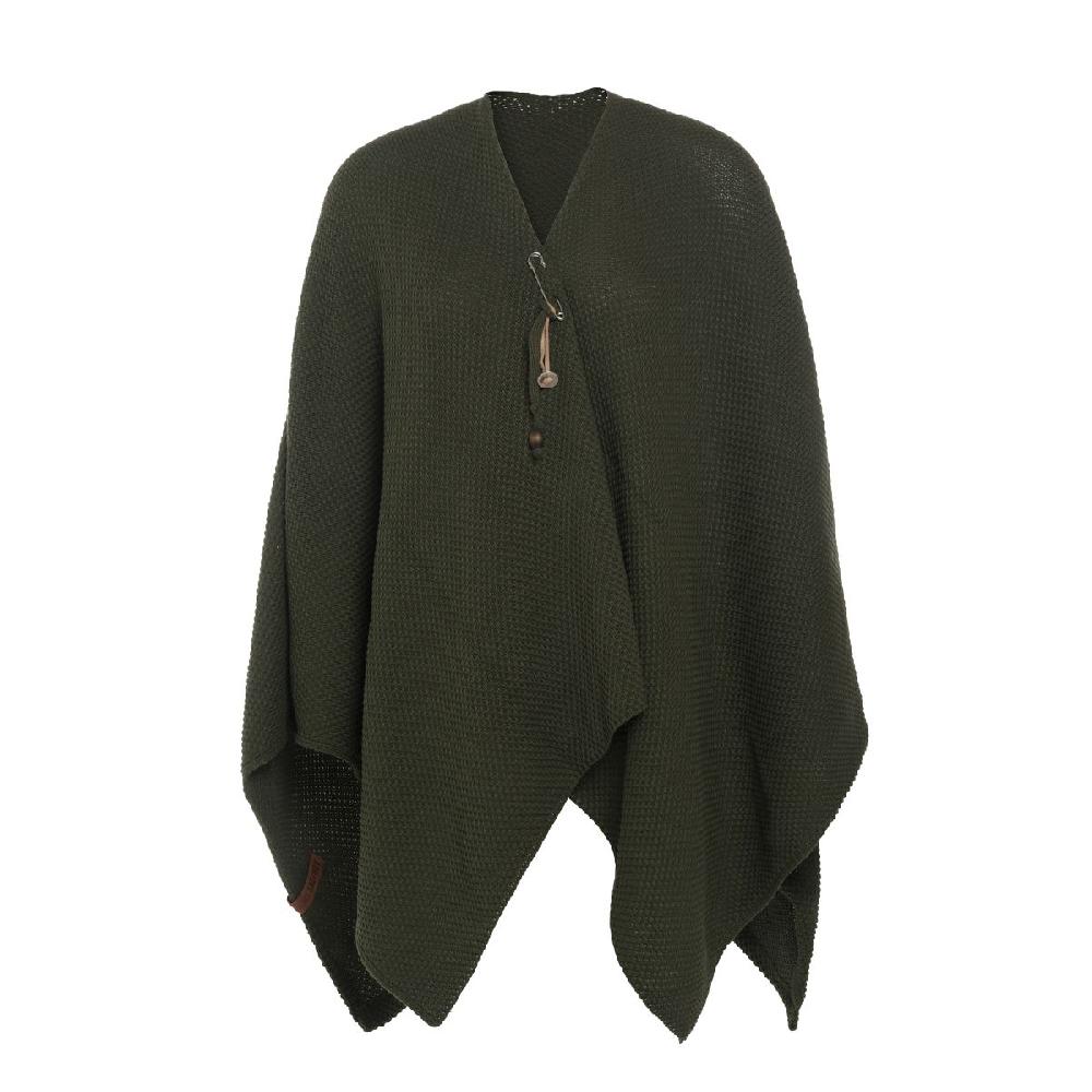 knit factory Jazz Omslagvest Khaki