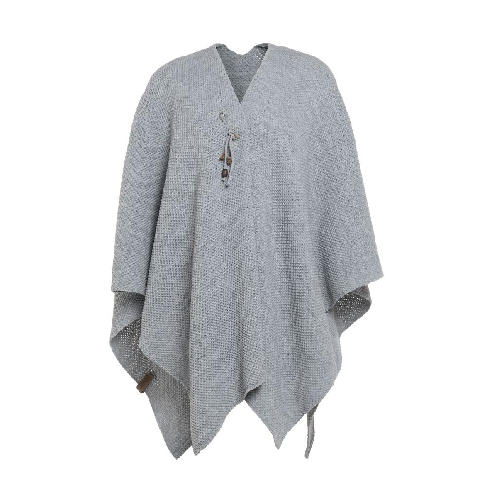 knit factory Jazz Omslagvest Licht Grijs