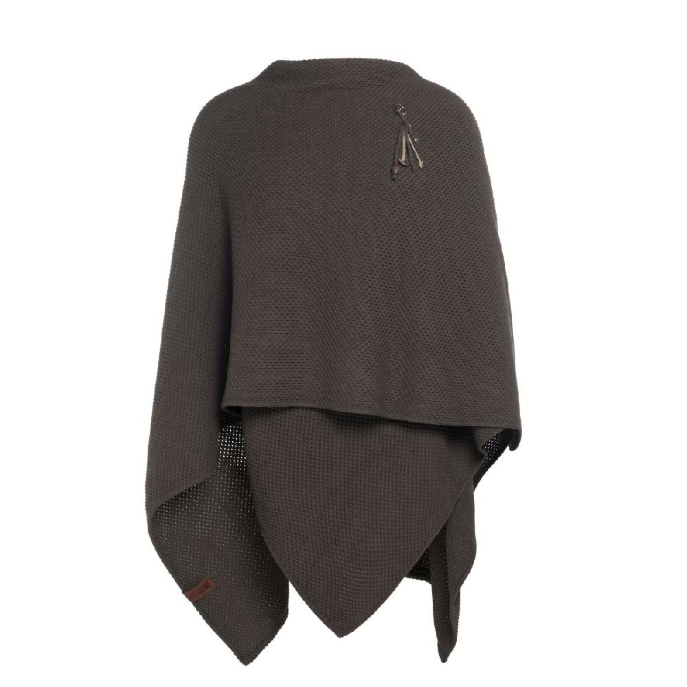 Knit Factory Jazz Omslagvest Taupe