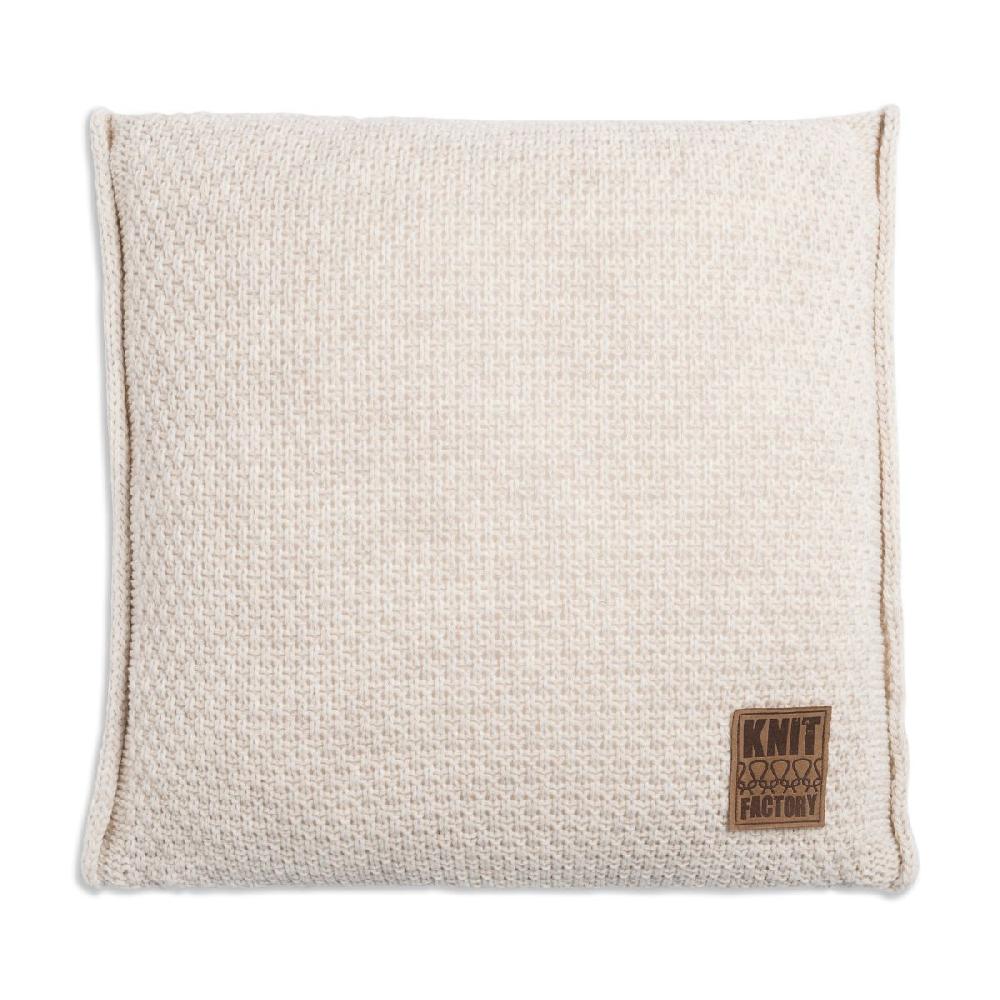 knit factory Jesse Kussen Beige - 50x50