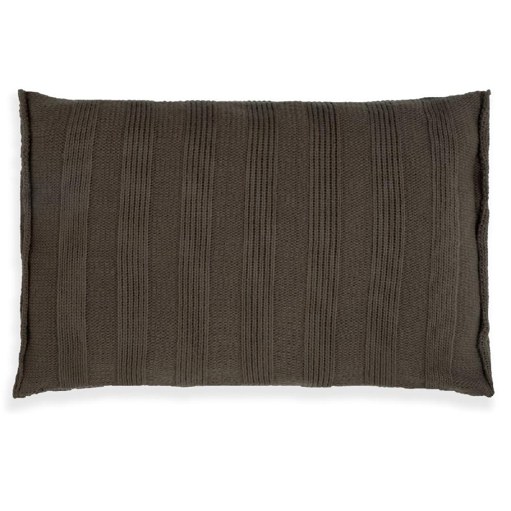 Knit Factory Jesse Kussen Dark Taupe - 60x40