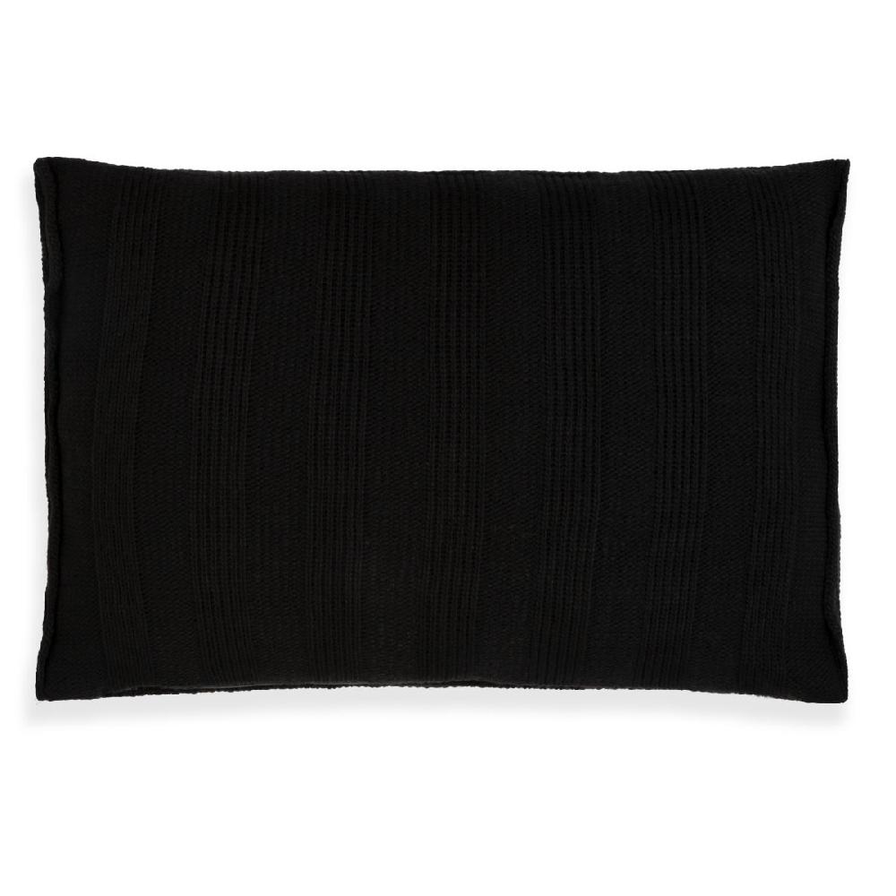 Knit Factory Jesse Kussen Zwart - 60x40