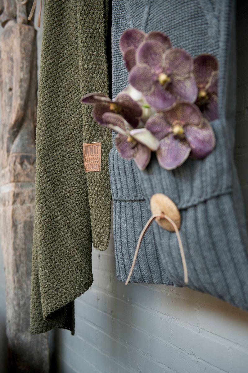 Knit Factory Jesse Plaid Groen