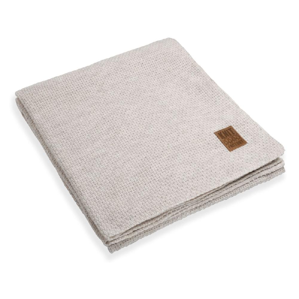knit factory Jesse Plaid XL Beige - 195x225