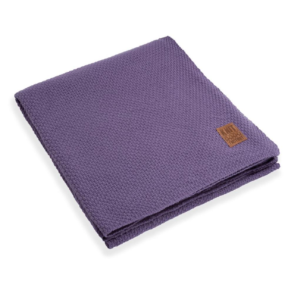 knit factory Jesse Plaid XL Violet - 195x225