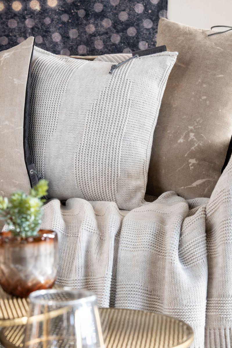 Knit Factory Joly Kussen Tobacco - 50x50