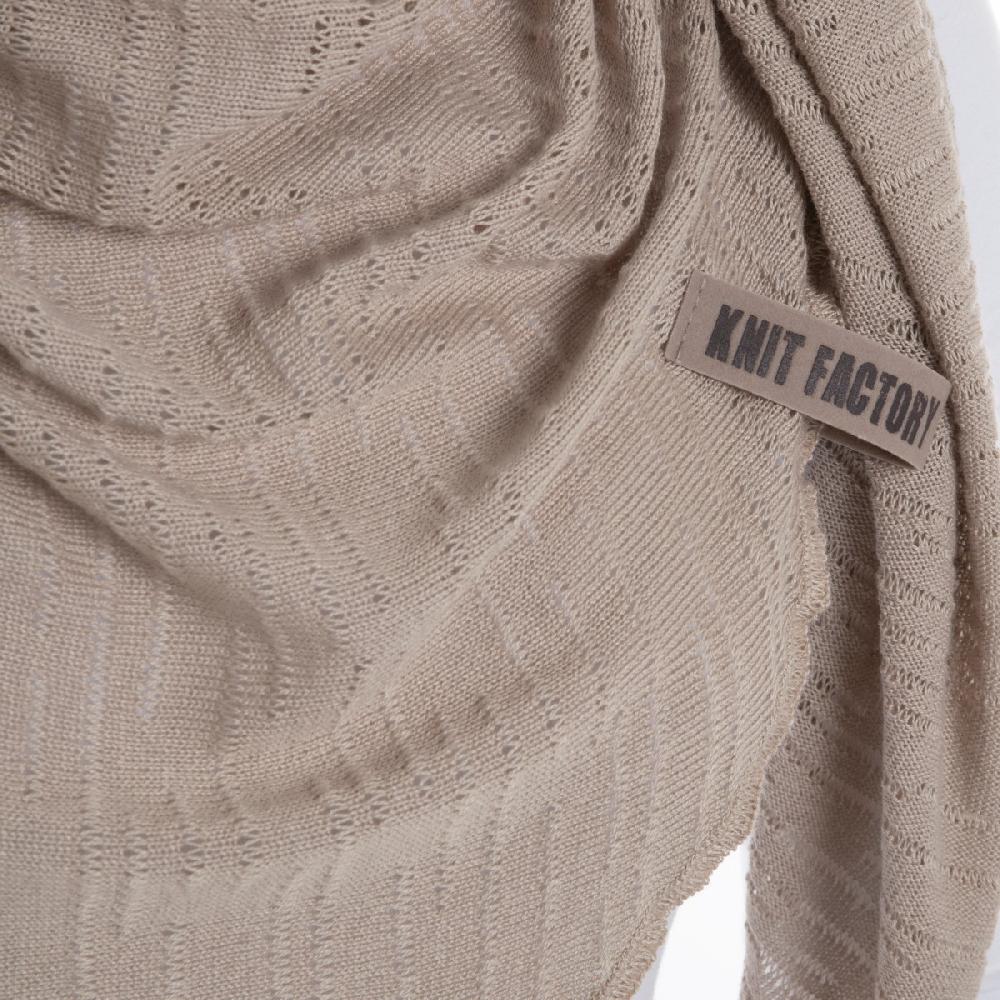 Knit Factory Jose Omslagdoek Linnen