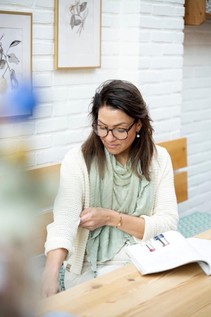 Knit Factory Jose Omslagdoek Linnen