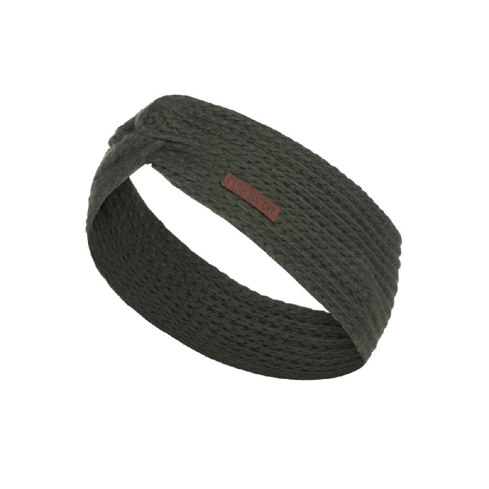 knit factory Joy Hoofdband Khaki