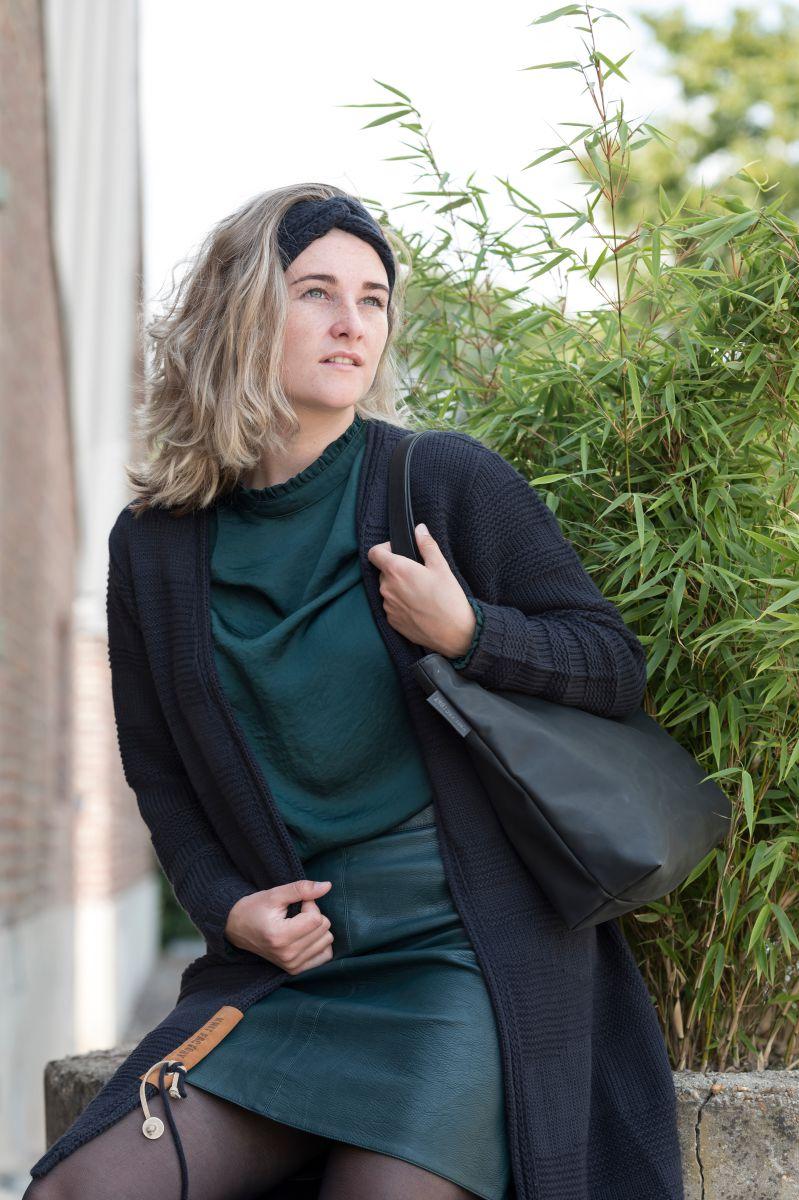 Knit Factory Joy Hoofdband Navy