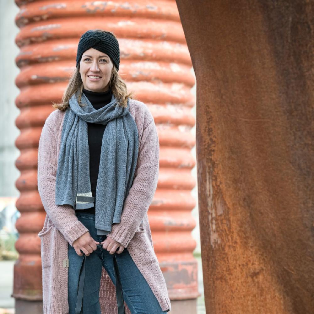 Knit Factory Joy Hoofdband Zwart