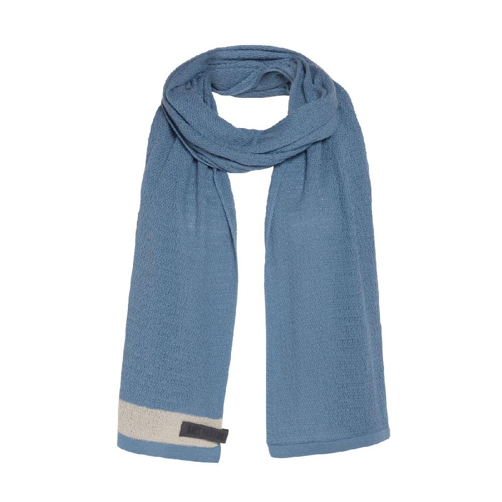 knit factory June Sjaal Stone Blue