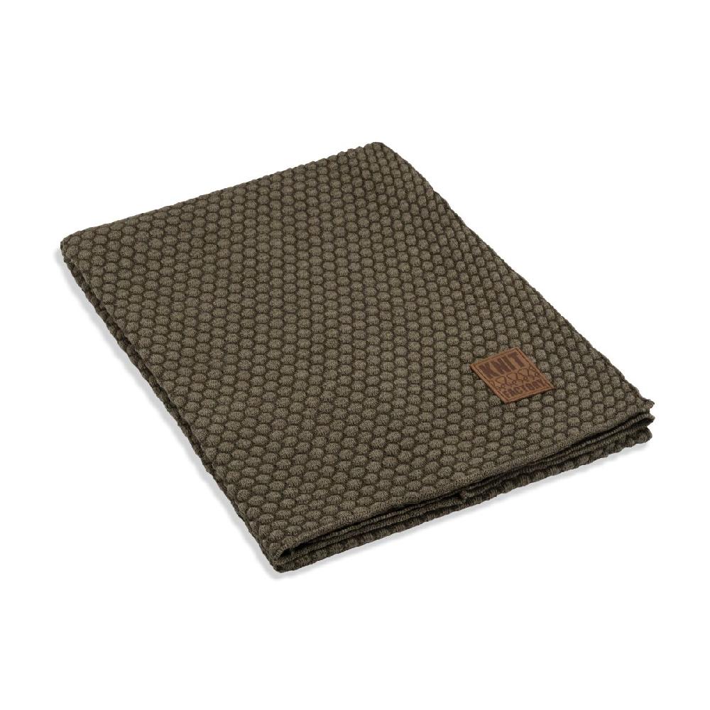 knit factory Juul Plaid Groen/Olive