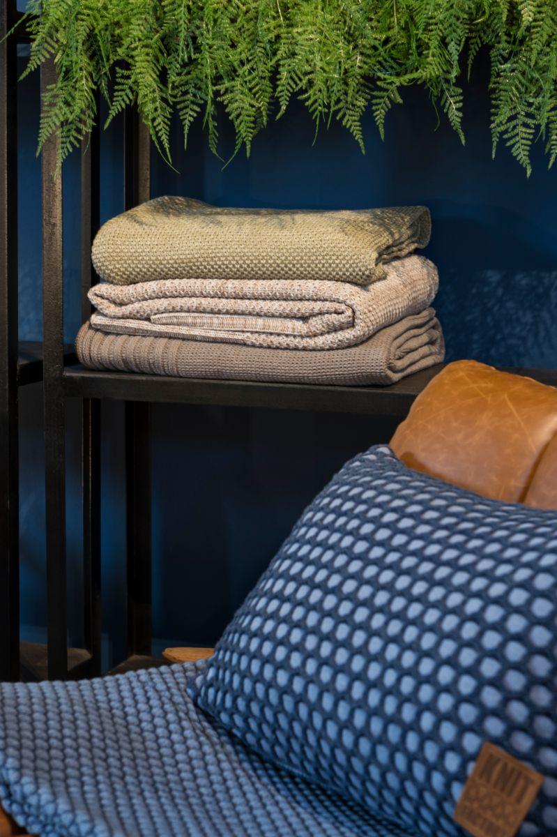 Knit Factory Juul Plaid Jeans/Indigo