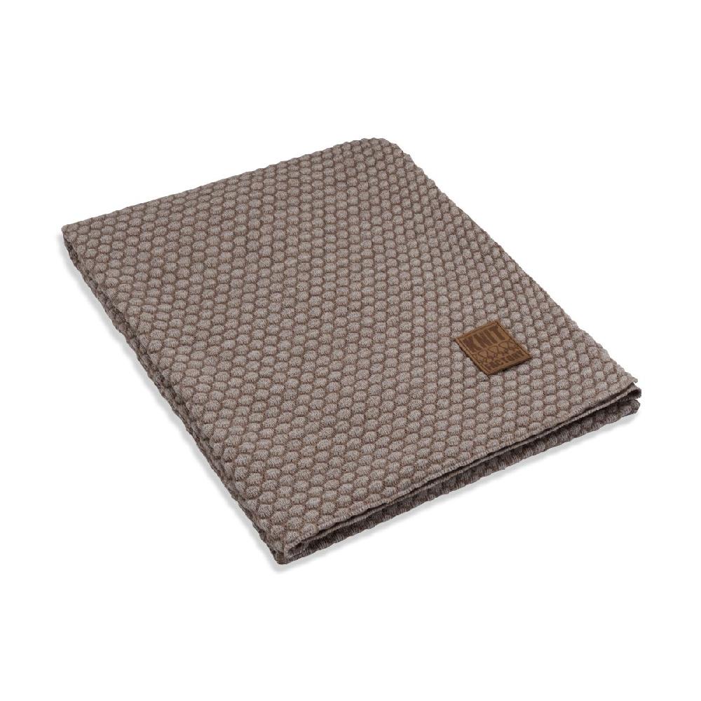 knit factory Juul Plaid Marron/Beige