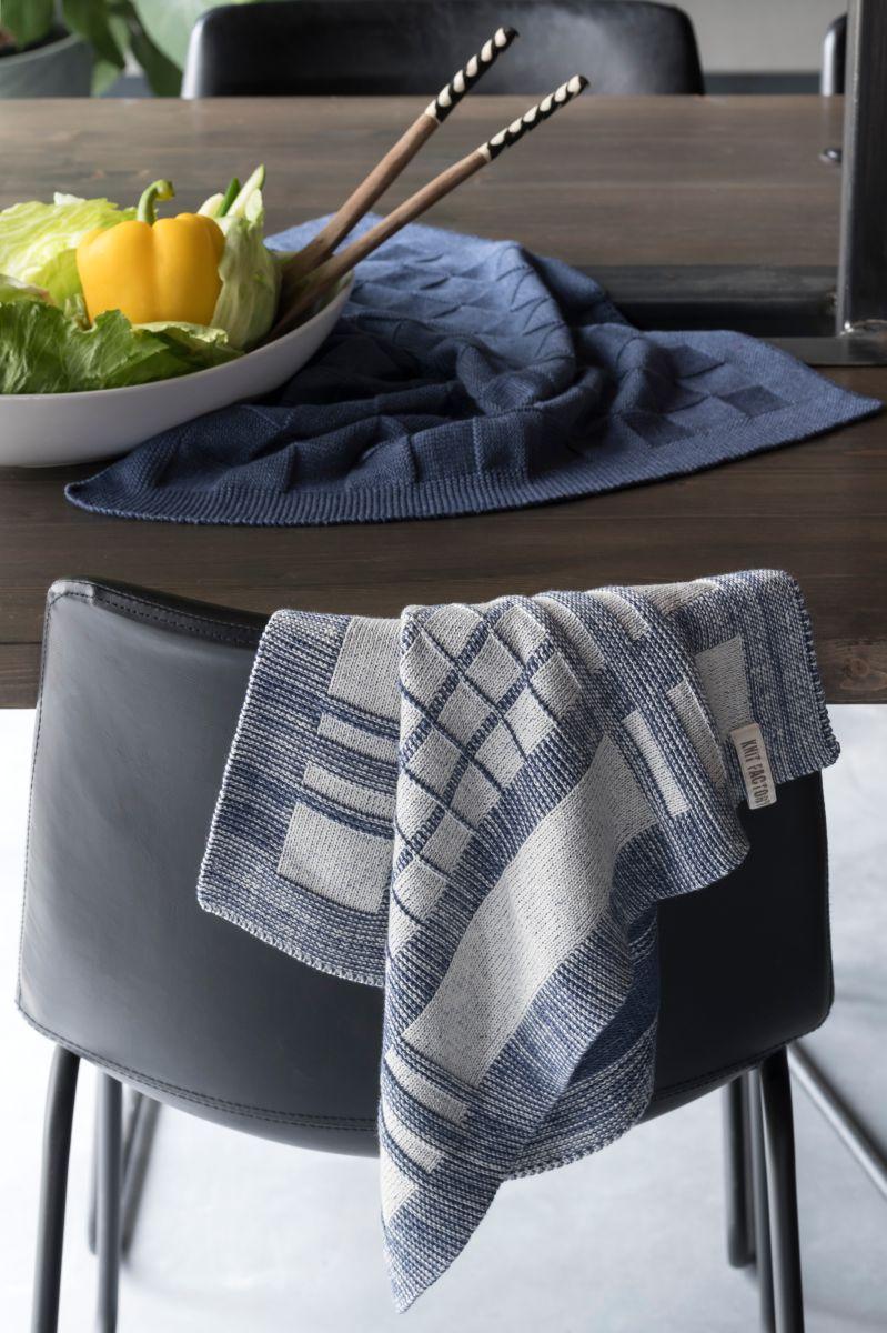 Knit Factory Keukendoek Uni Jeans