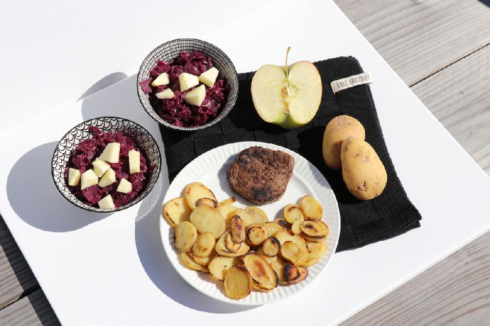 Knit Factory Keukendoek Uni Zwart