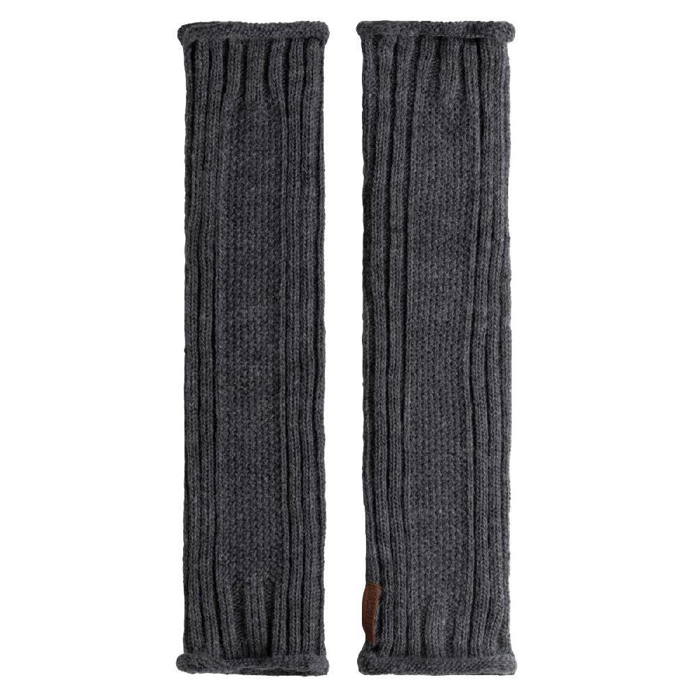 knit factory Kick Beenwarmers Antraciet