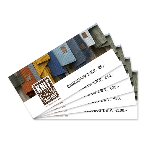 Knit Factory Knit Factory Cadeaubon €10