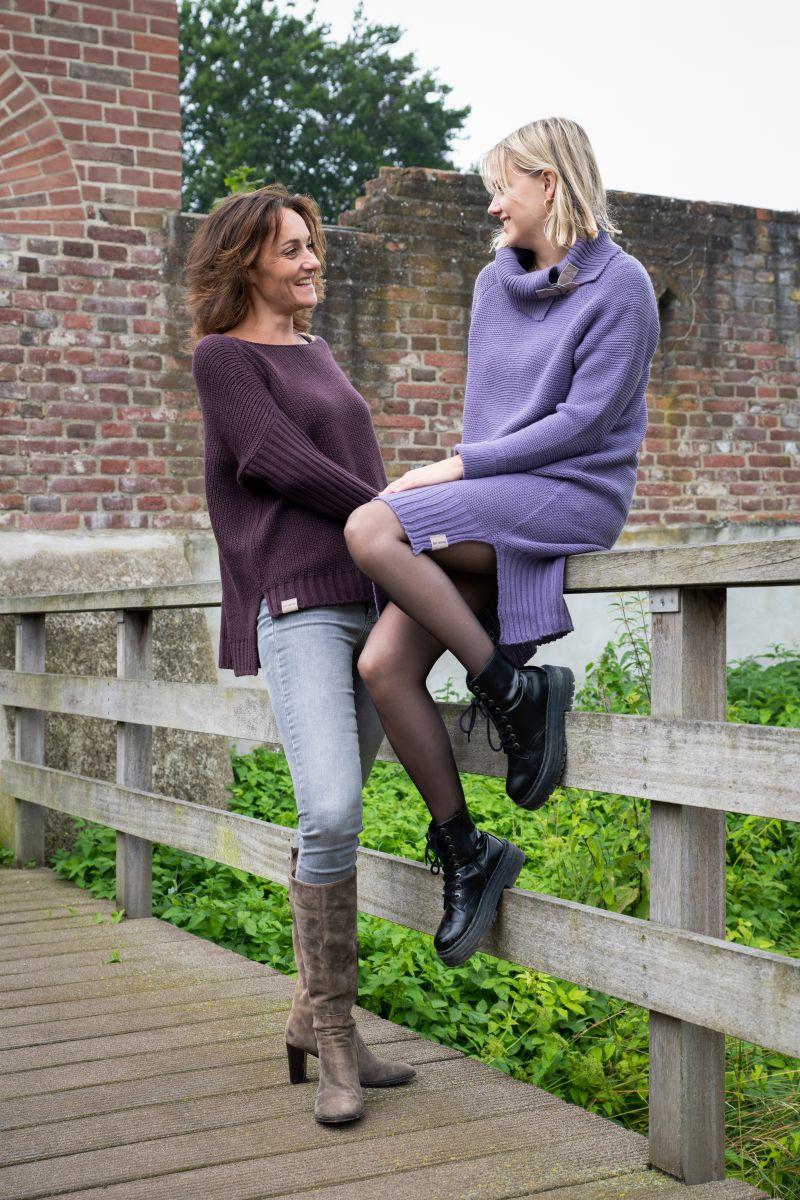 Knit Factory Kylie Trui Aubergine - 36/44