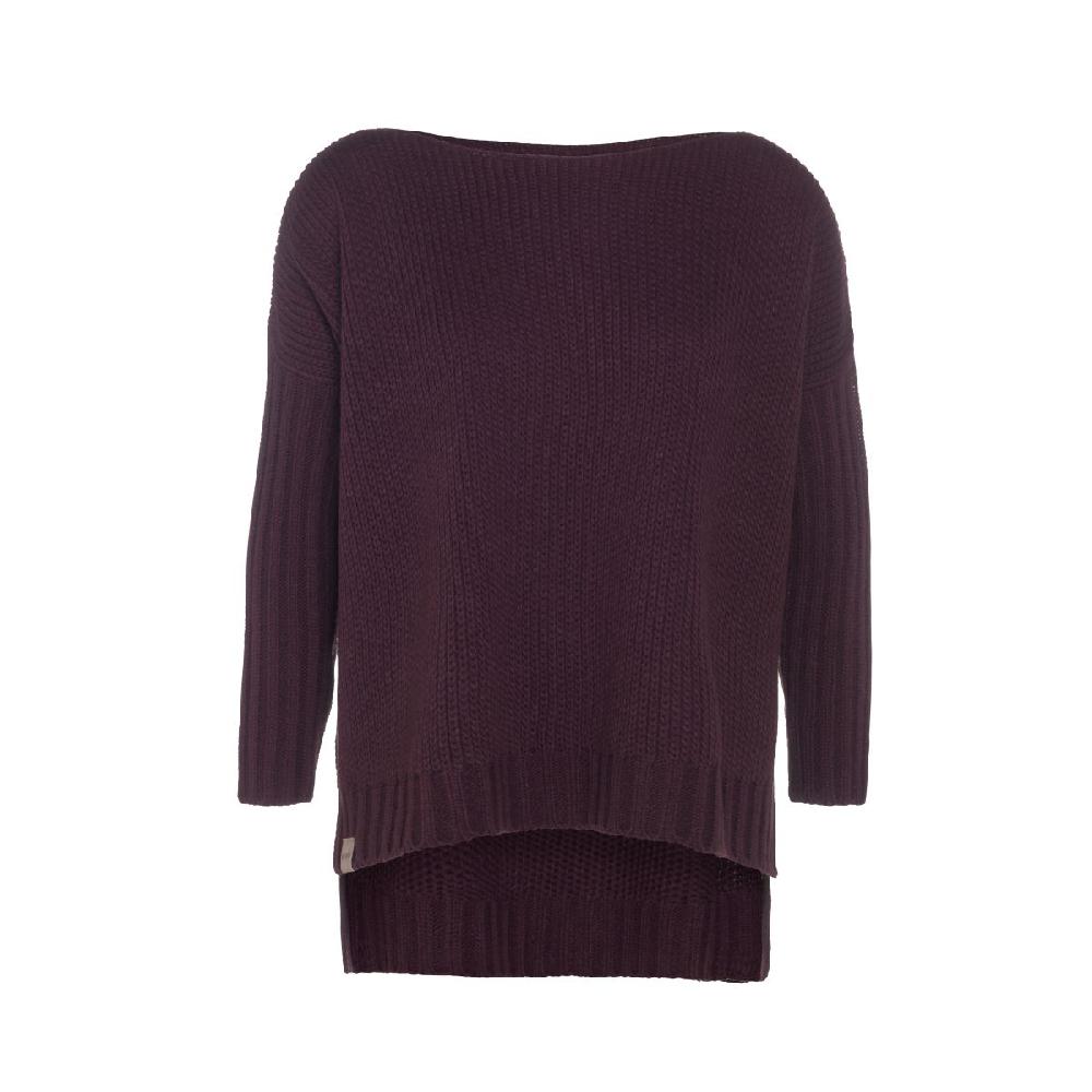 knit factory Kylie Trui Aubergine - 36/44