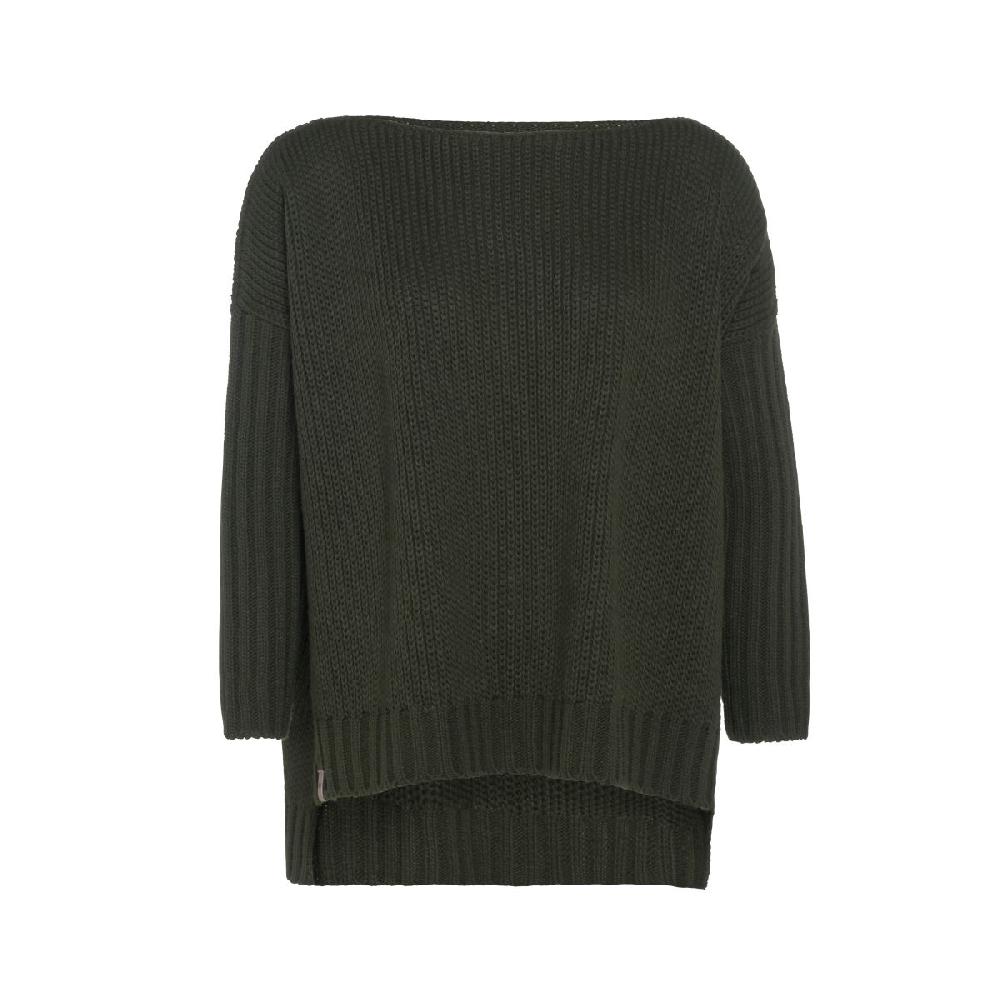 knit factory Kylie Trui Khaki - 36/44