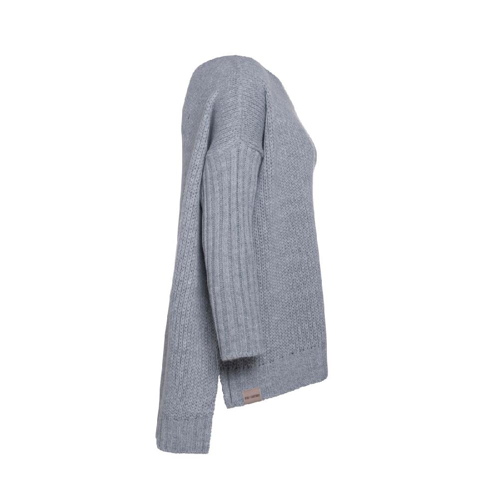 Knit Factory Kylie Trui Licht Grijs - 36/44