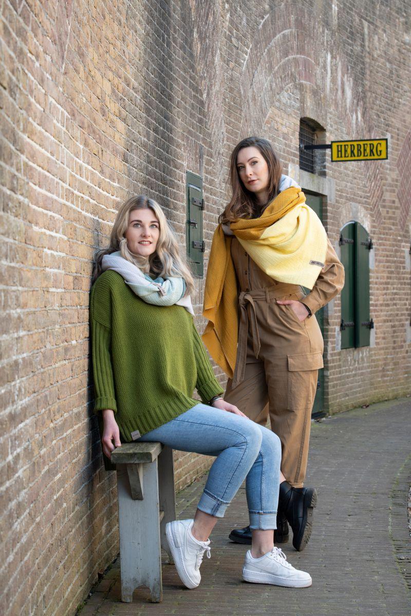 Knit Factory Kylie Trui Mosgroen - 36/44