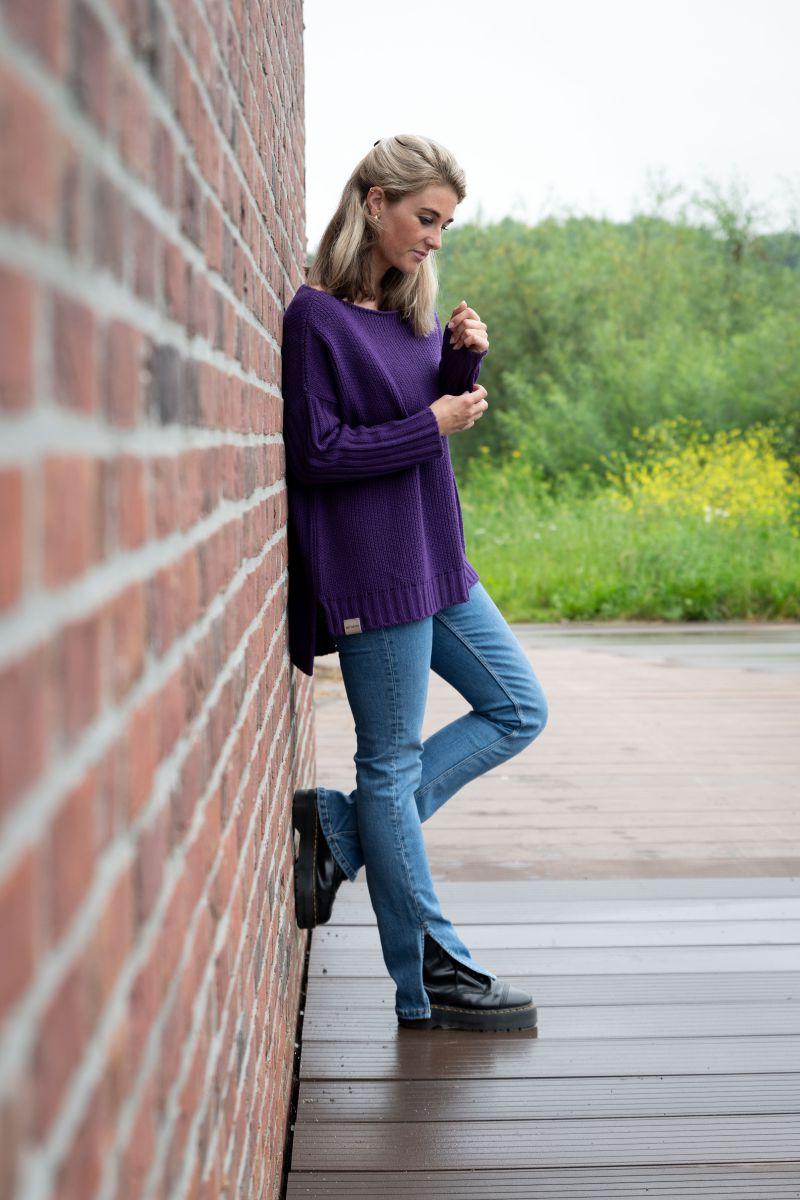 Knit Factory Kylie Trui Purple - 36/44