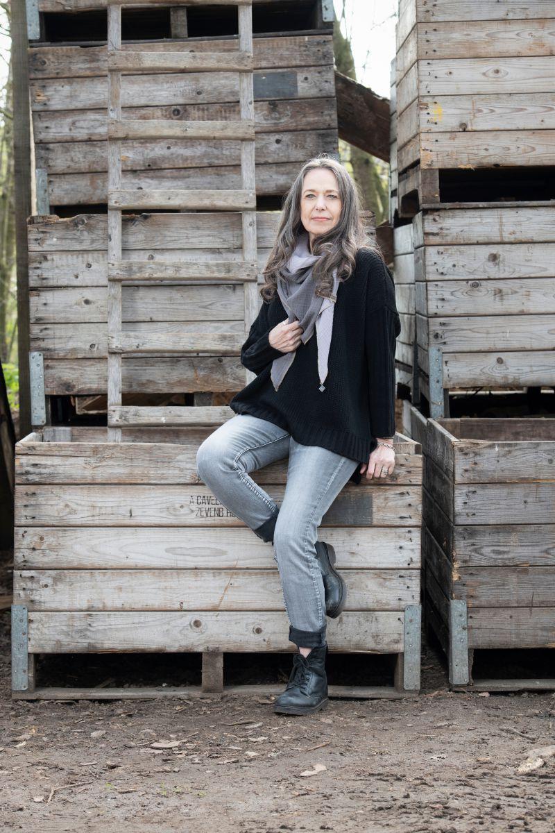 Knit Factory Kylie Trui Zwart - 46/54