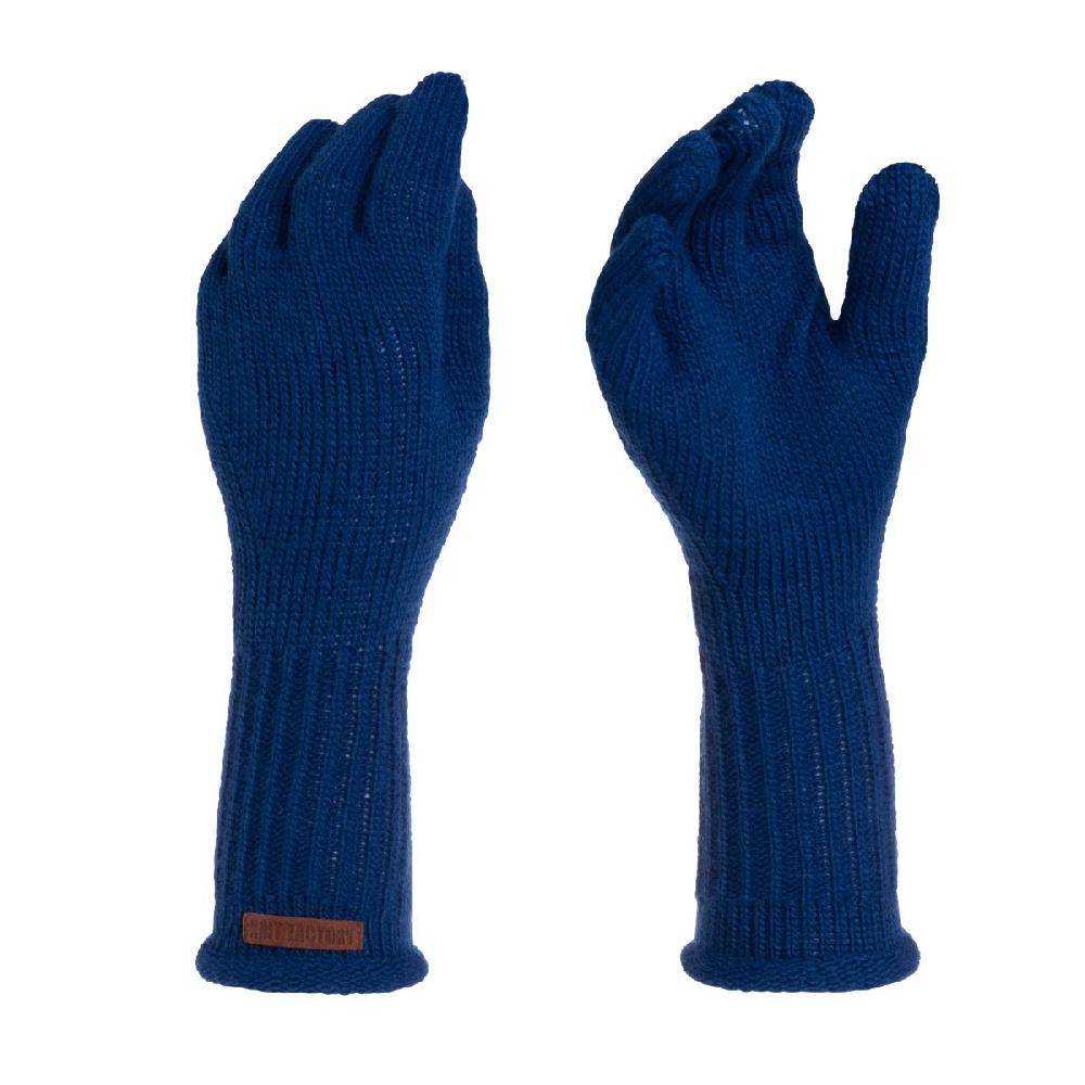 knit factory Lana Handschoenen Kings Blue
