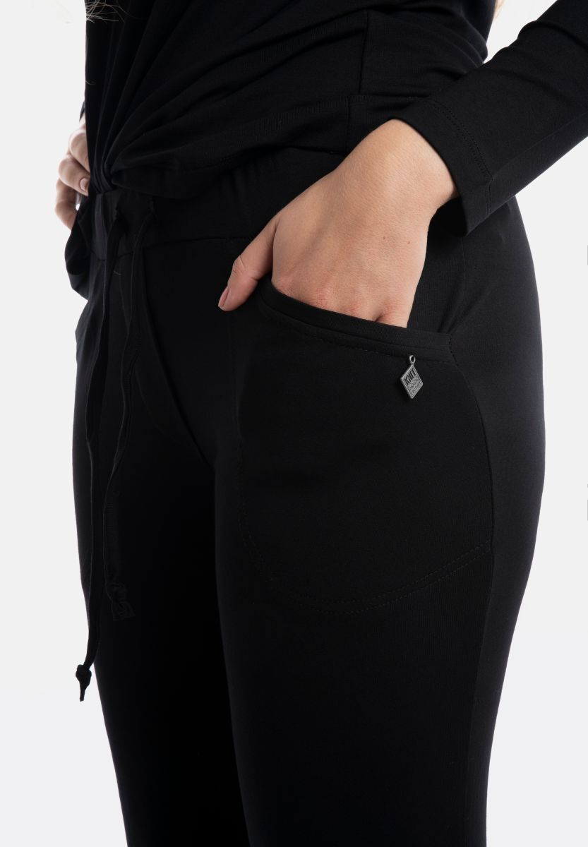 Knit Factory Lily Broek Zwart - M