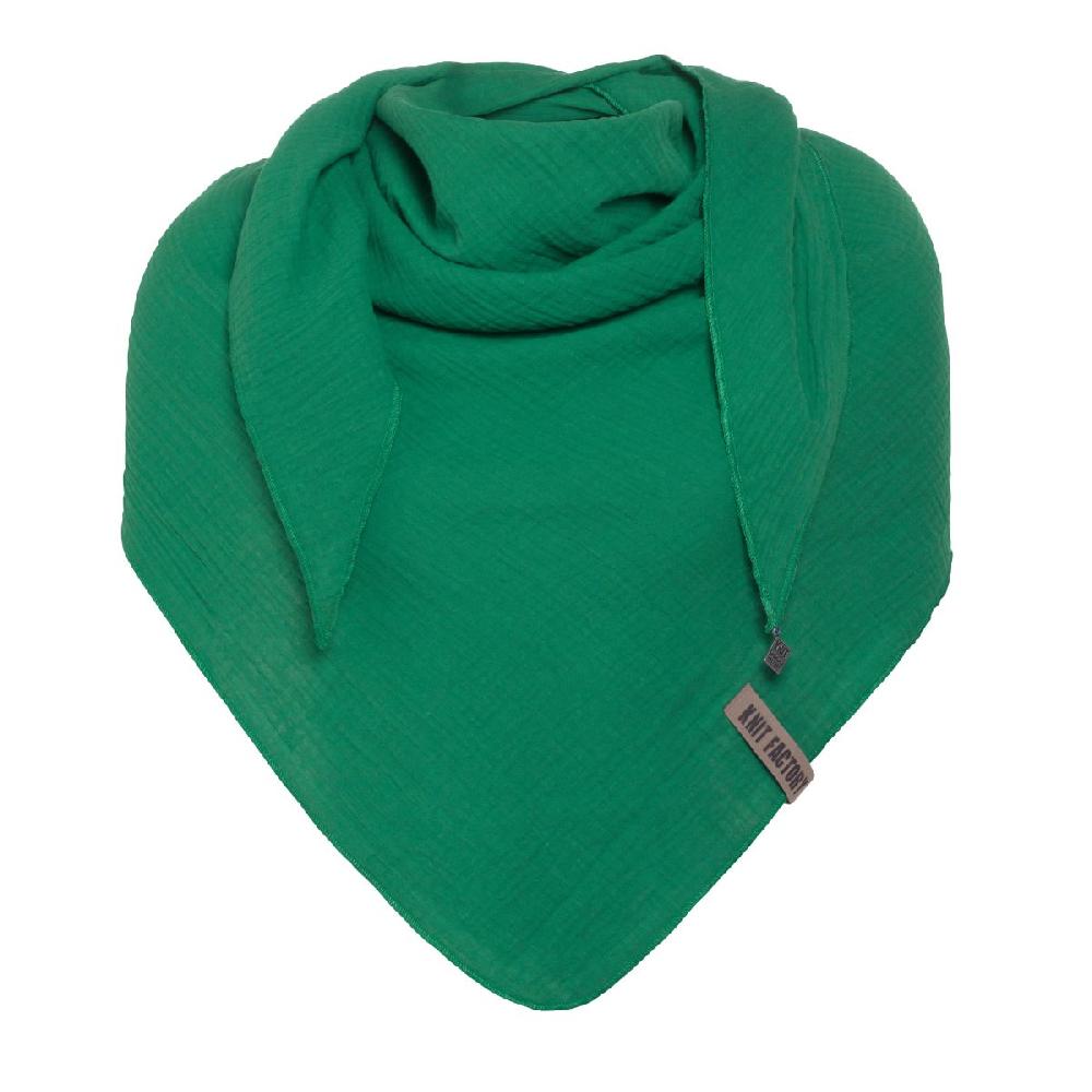 knit factory Liv Omslagdoek Bright Green