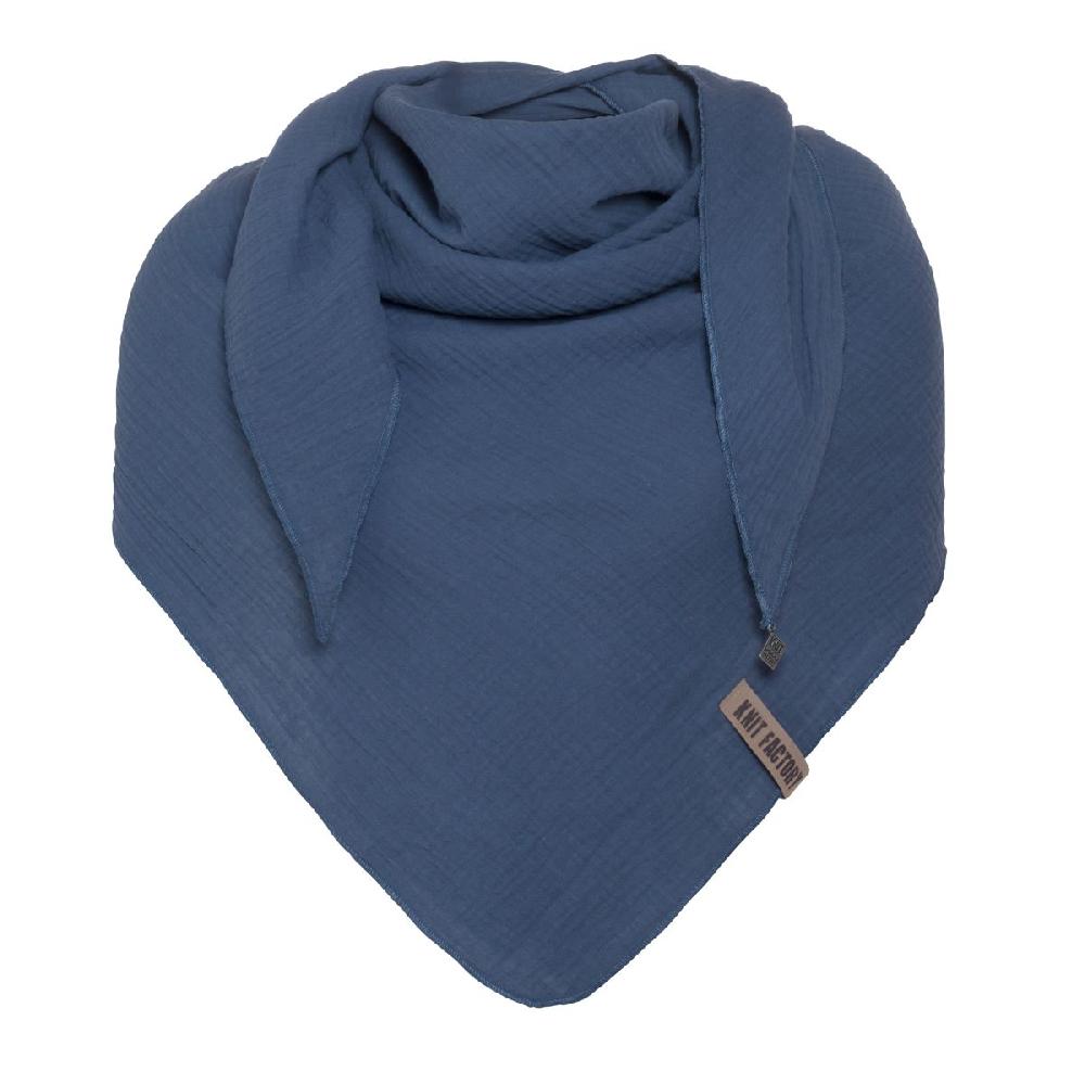 knit factory Liv Omslagdoek Jeans