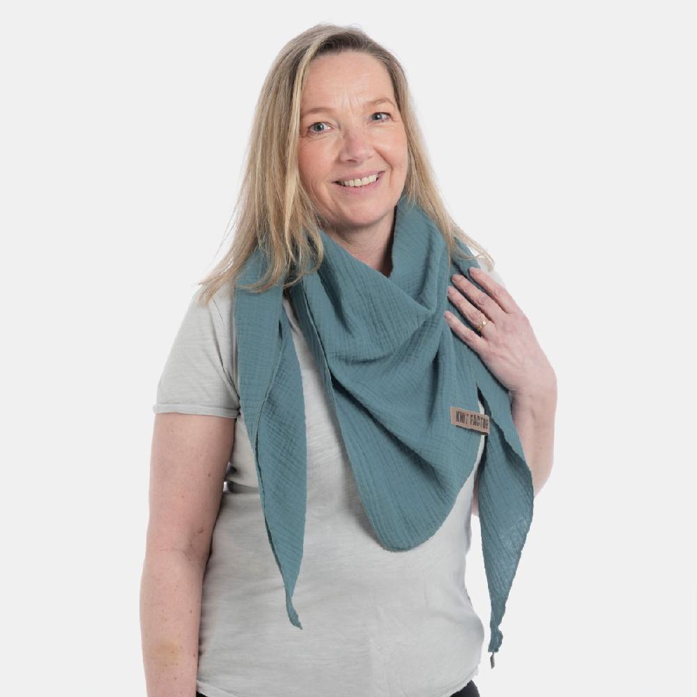 Knit Factory Liv Omslagdoek Laurel