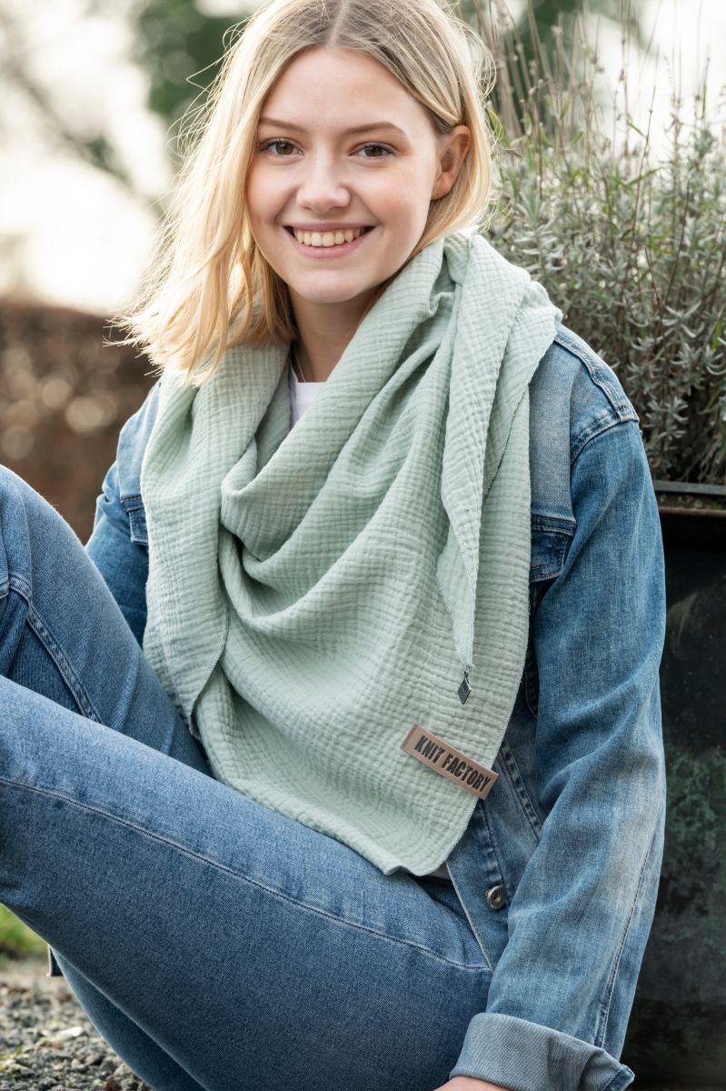 Knit Factory Liv Omslagdoek Laurel