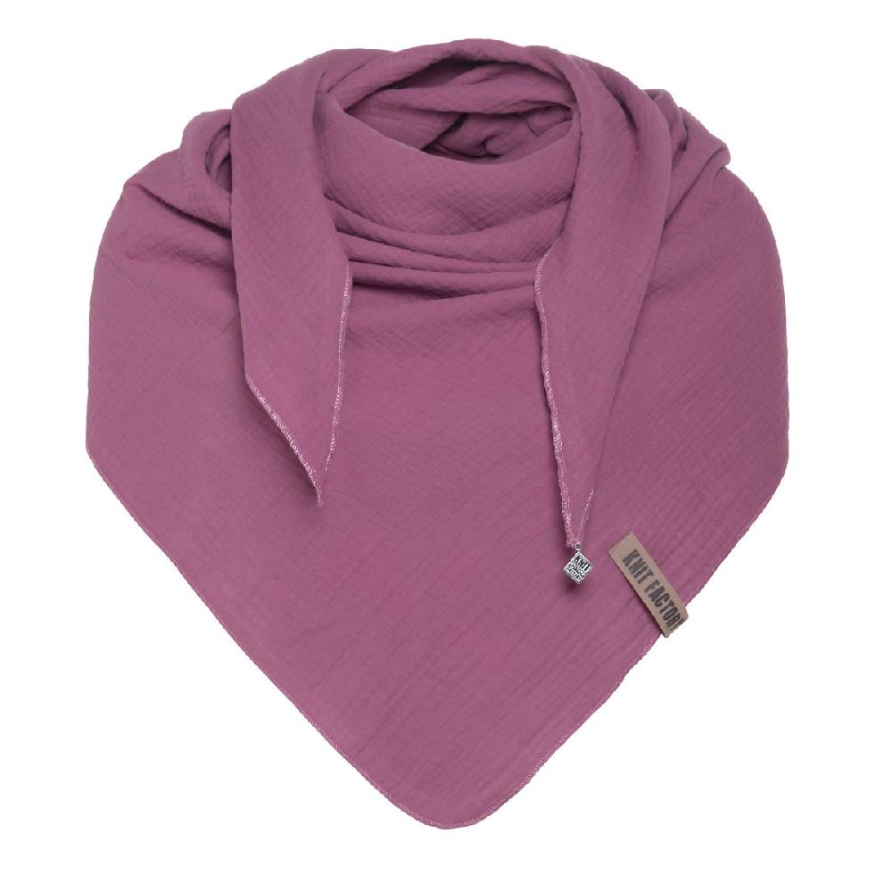 knit factory Liv Omslagdoek Violet