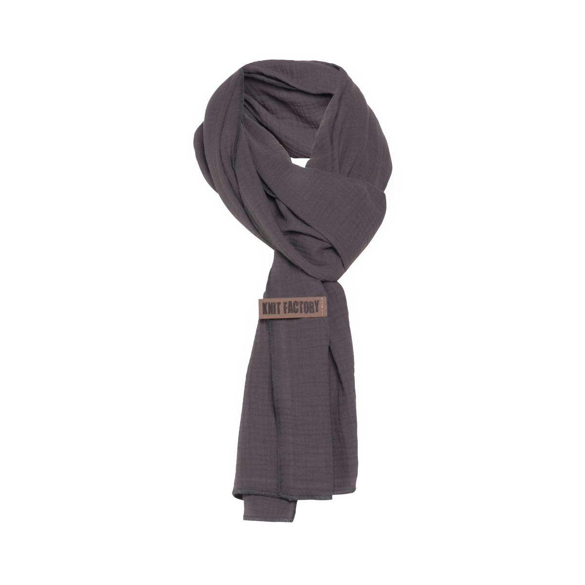 Knit Factory Liv Sjaal Antraciet